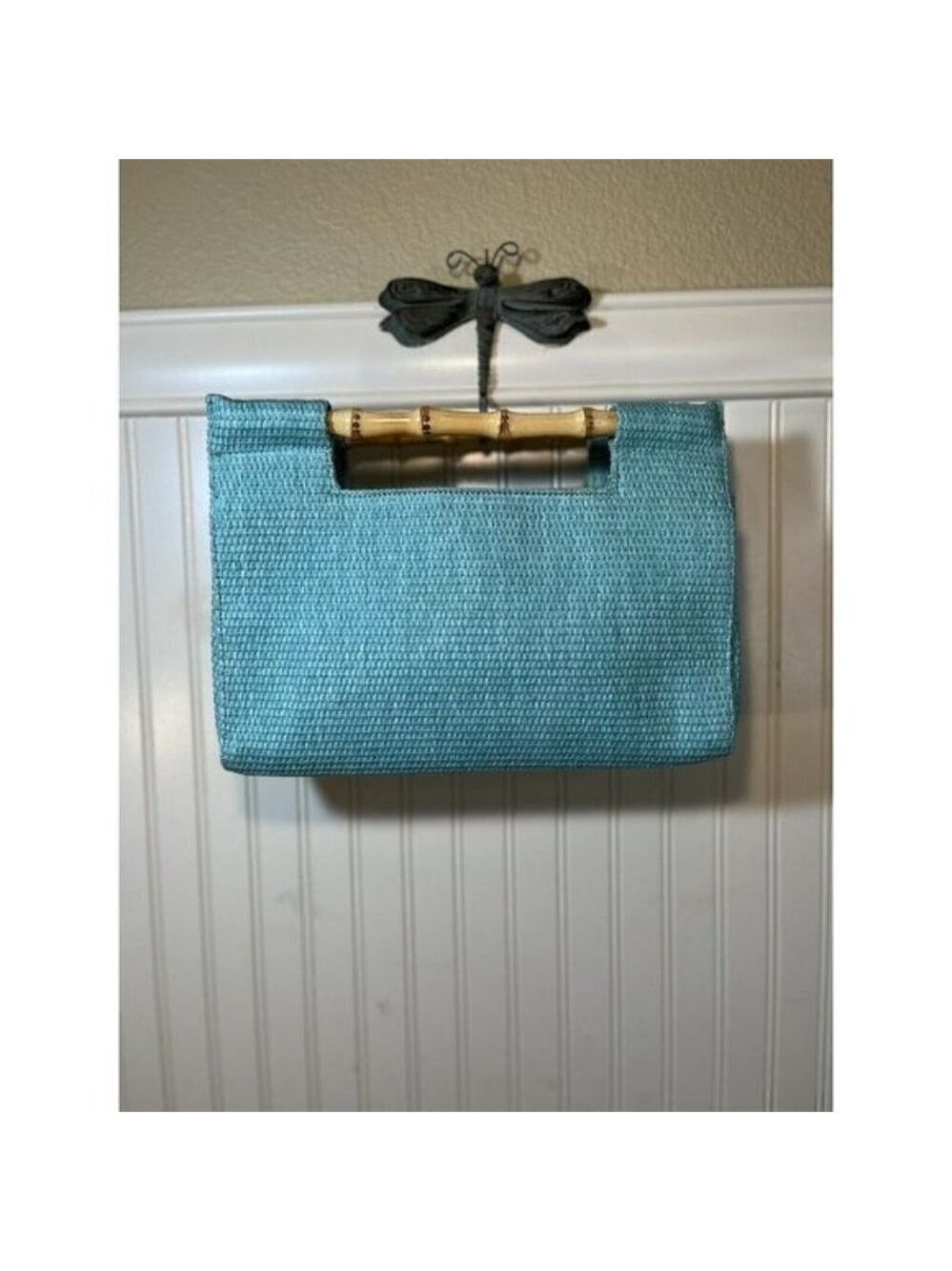 Fossil summer Straw purse